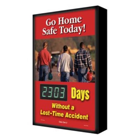 Accuform BACKLIT DIGIDAY 3 ELECTRONIC SCF303 SCF303